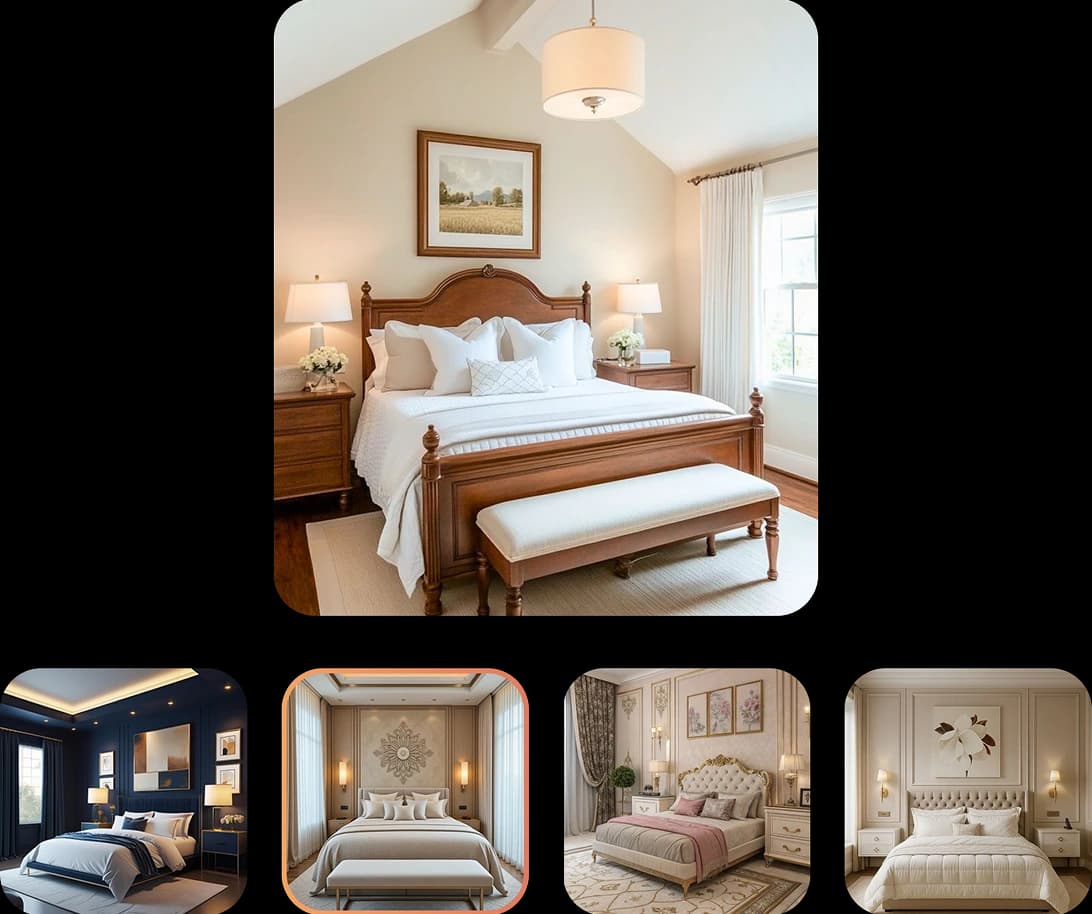 Select an interior design style in Home Aura