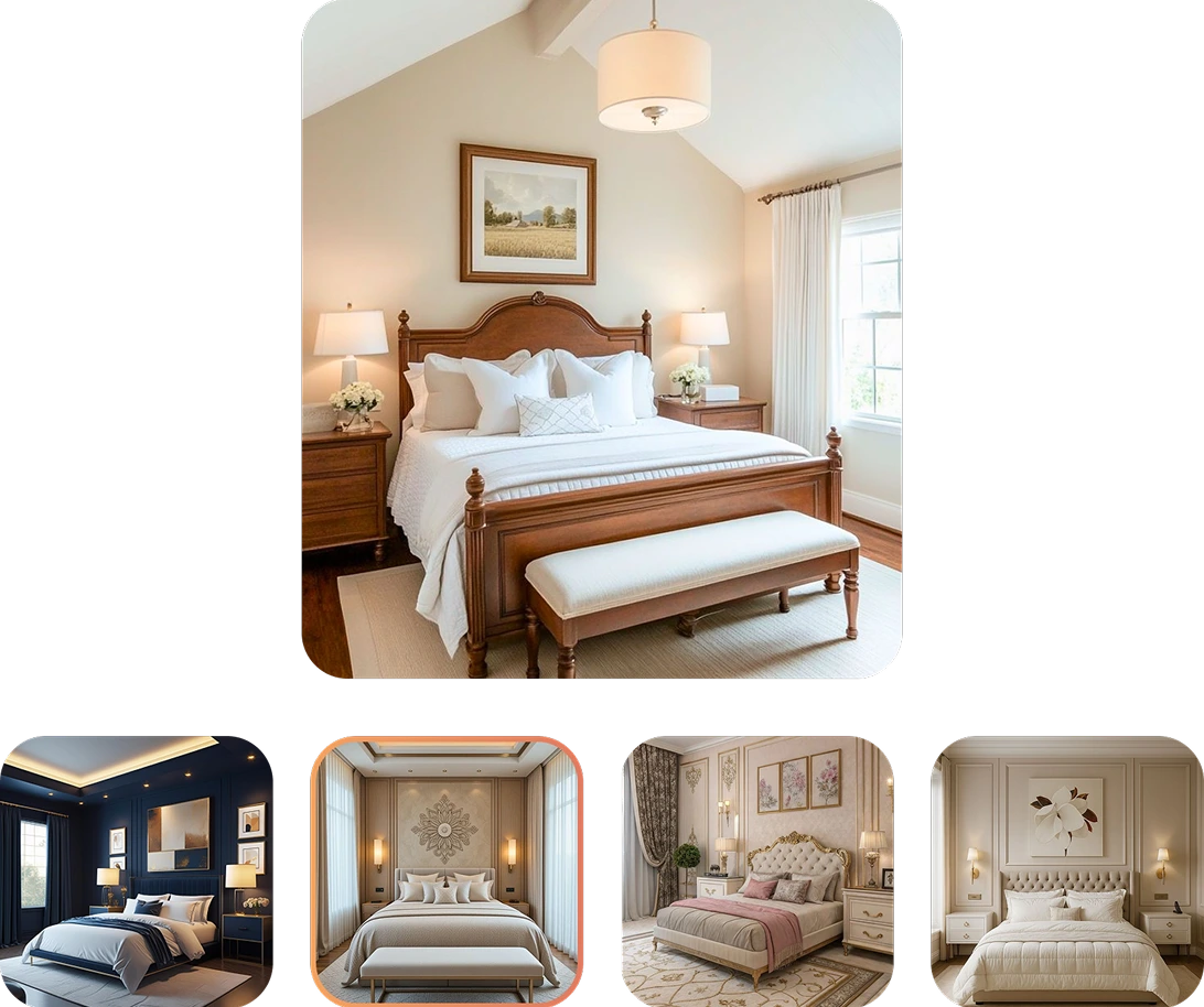 Select an interior design style in Home Aura